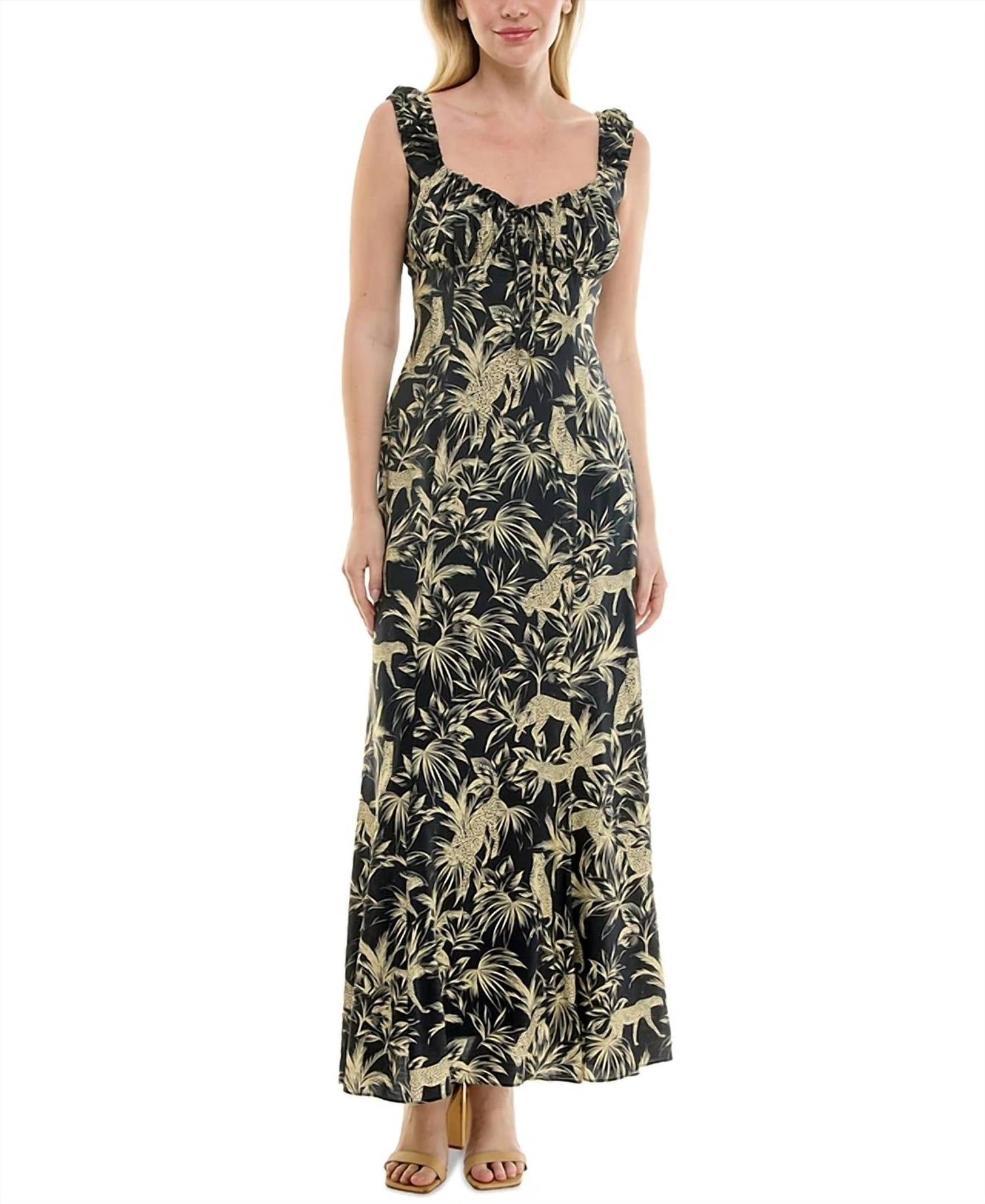 Ärmelloses Damen-Kleid in A-Linie