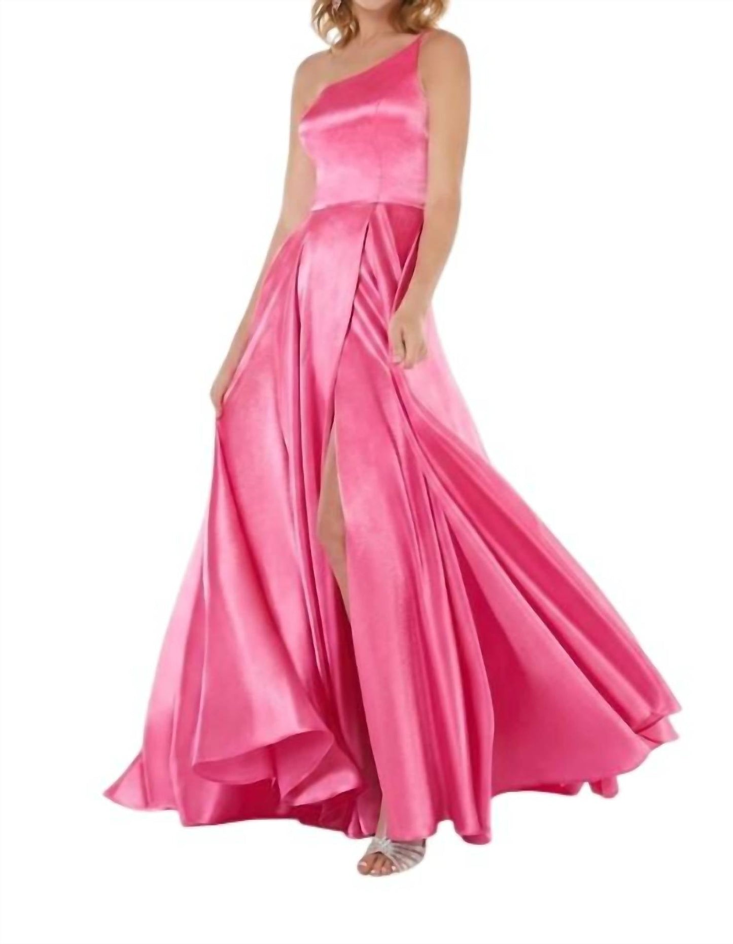 Asymmetrisches A-Linien-Kleid