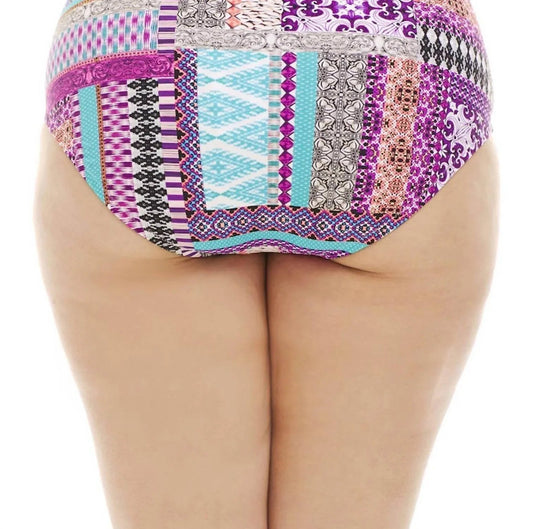 Women's Curve Keyhole Havana Tankini Bottom - Plus