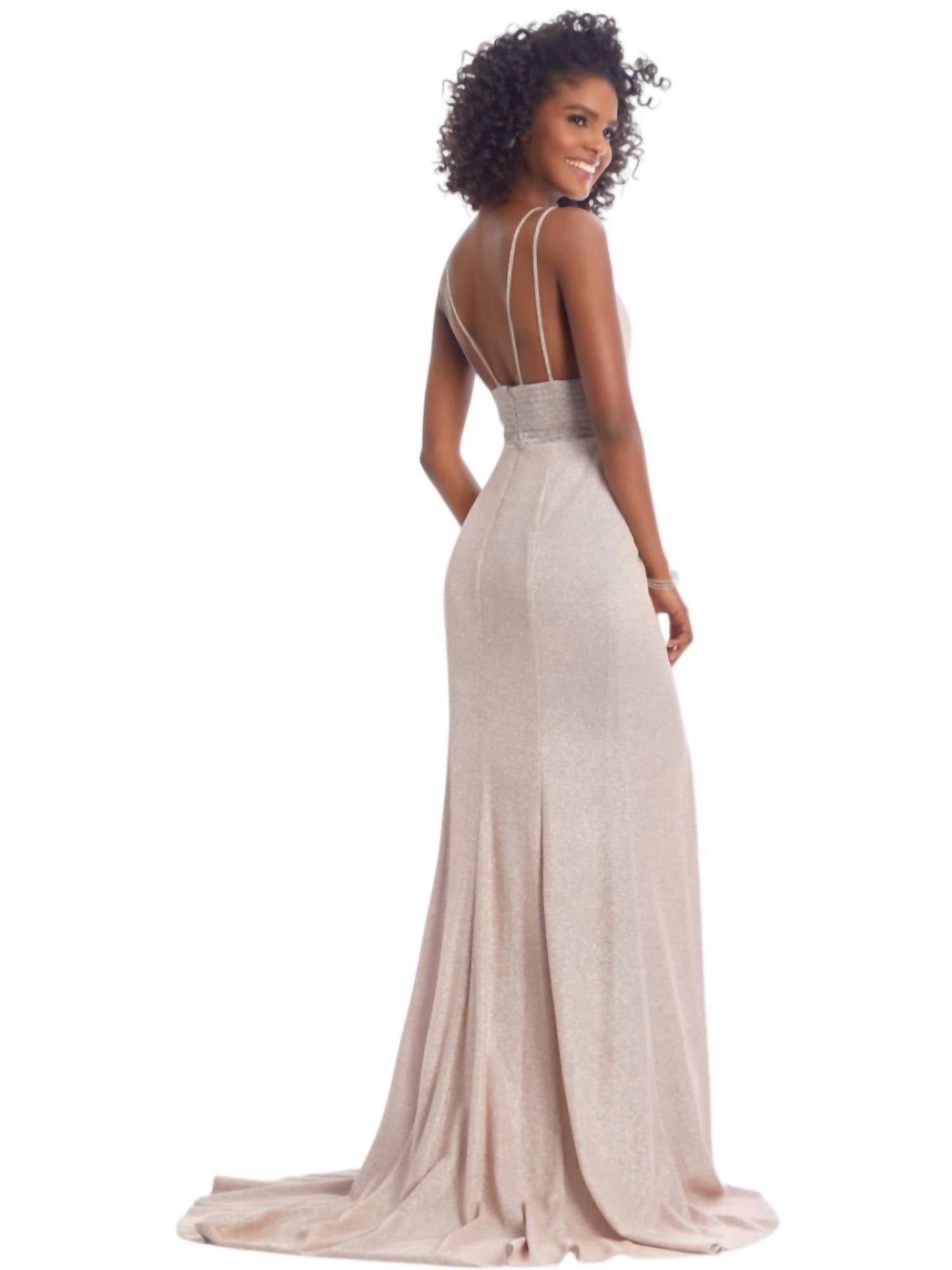 Deep V-neck Maxi Dress