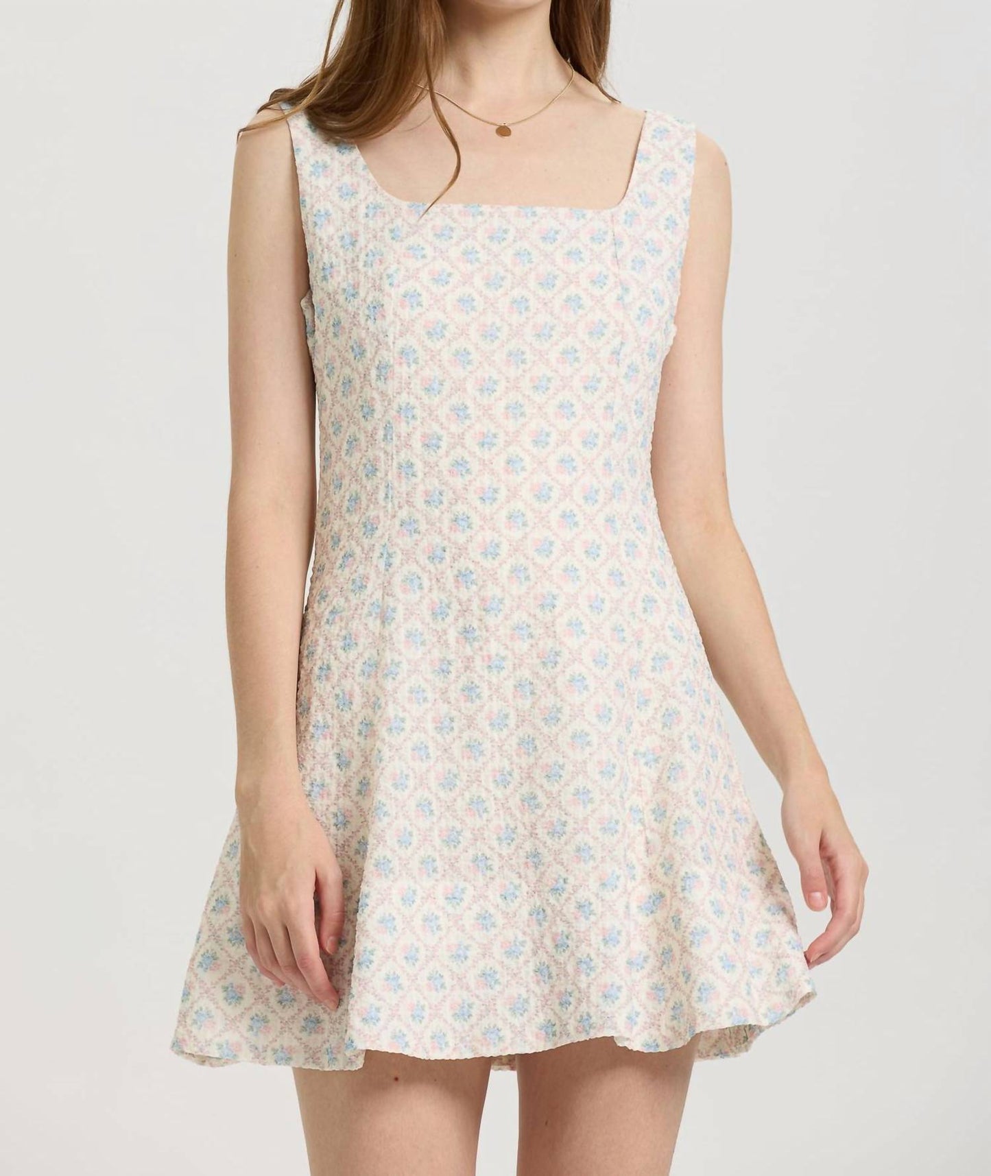 Floral Print Mini Dress