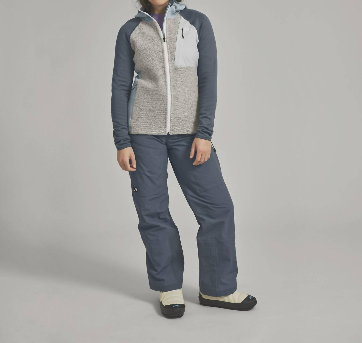 Fleece Gp Classic Knit Hoody Jacket