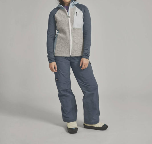 Fleece Gp Classic Strick-Kapuzenjacke