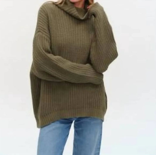 Delaney Oversized Turtleneck Sweater