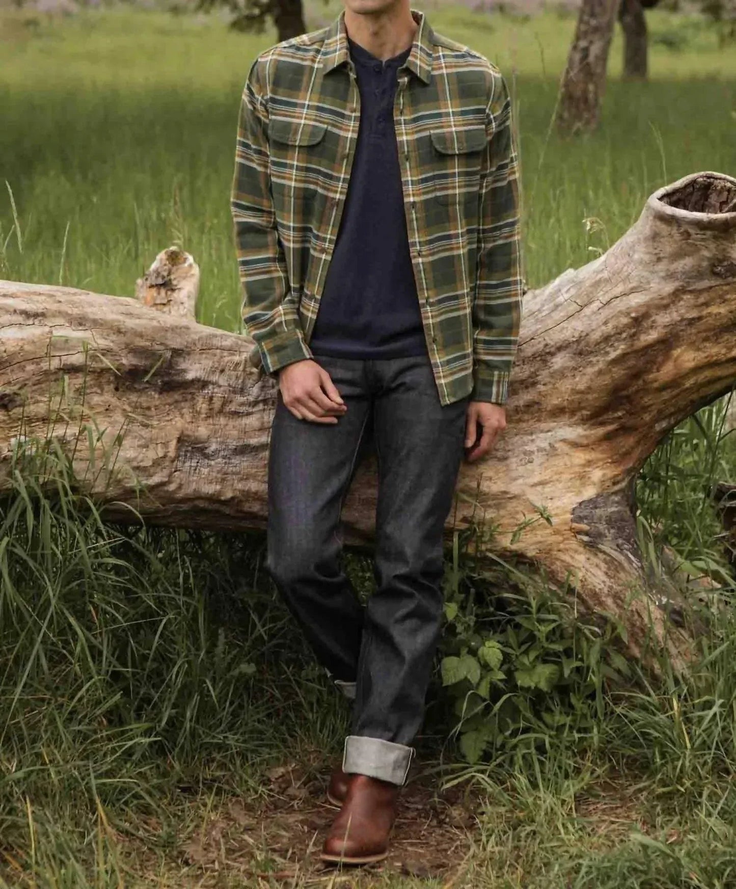 Cole Slim Fit Brushed Cotton Shirt