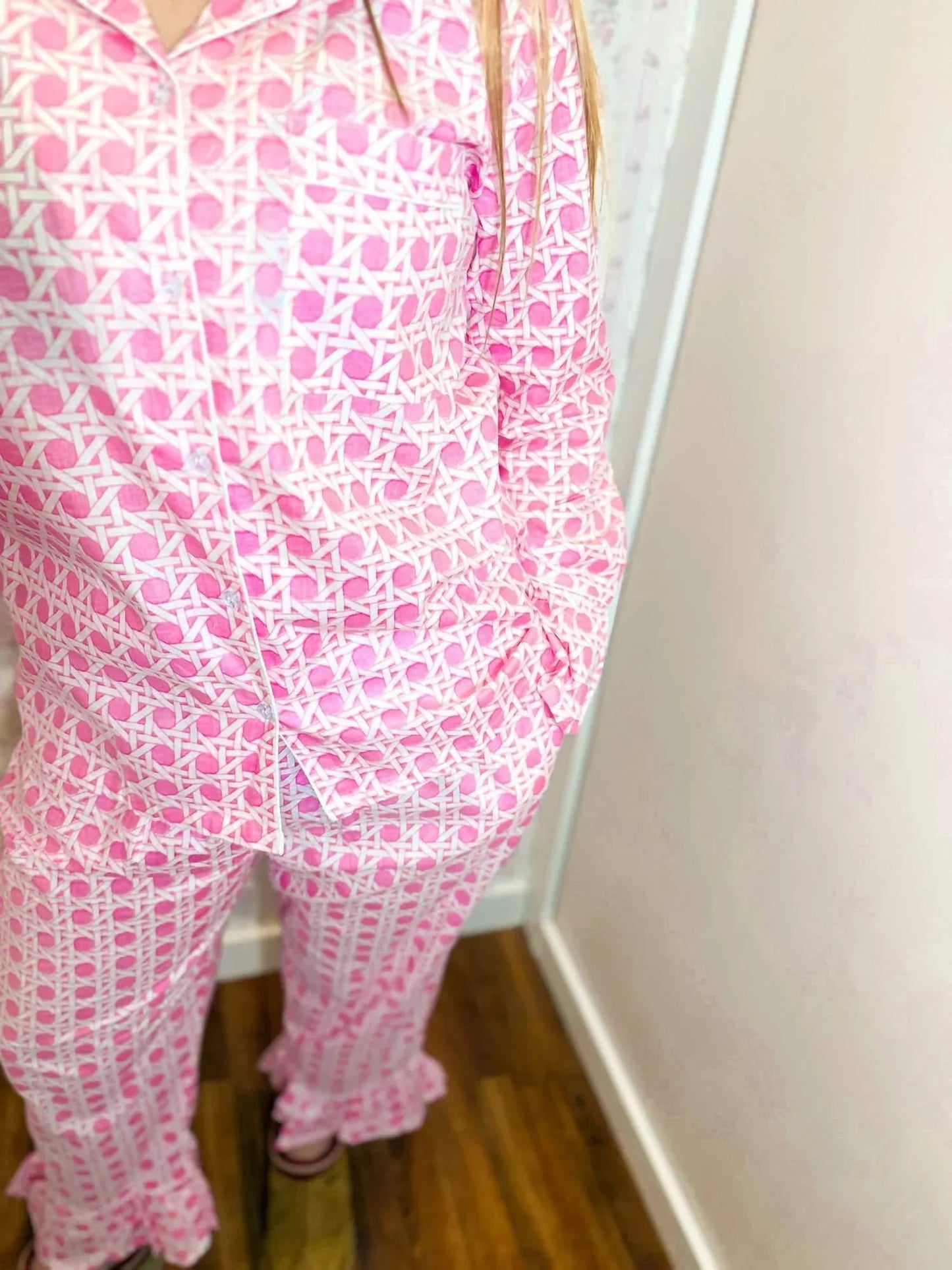 Rüschen-Pyjama-Set