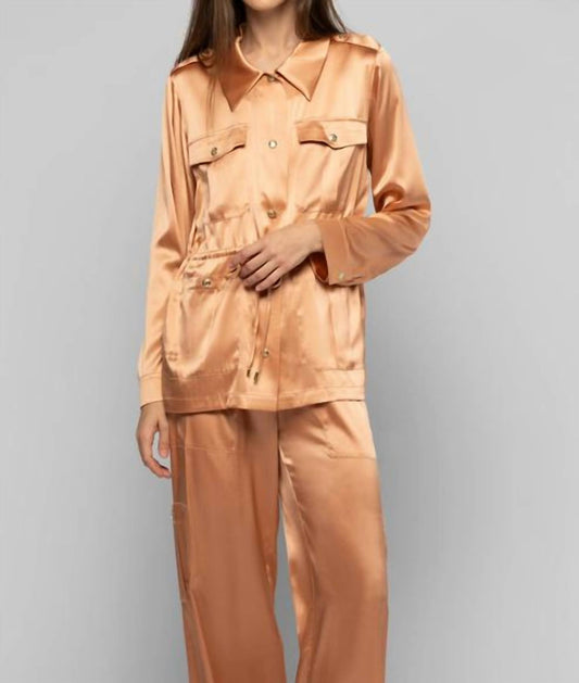 Vagnes Seiden-Safari-Jacke