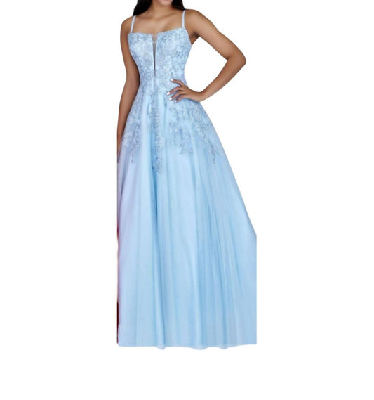 Beautifully Sequined A-line Ball Gown