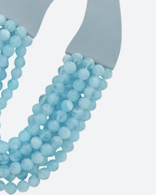 Women's Chunky Beaded Layered Necklace