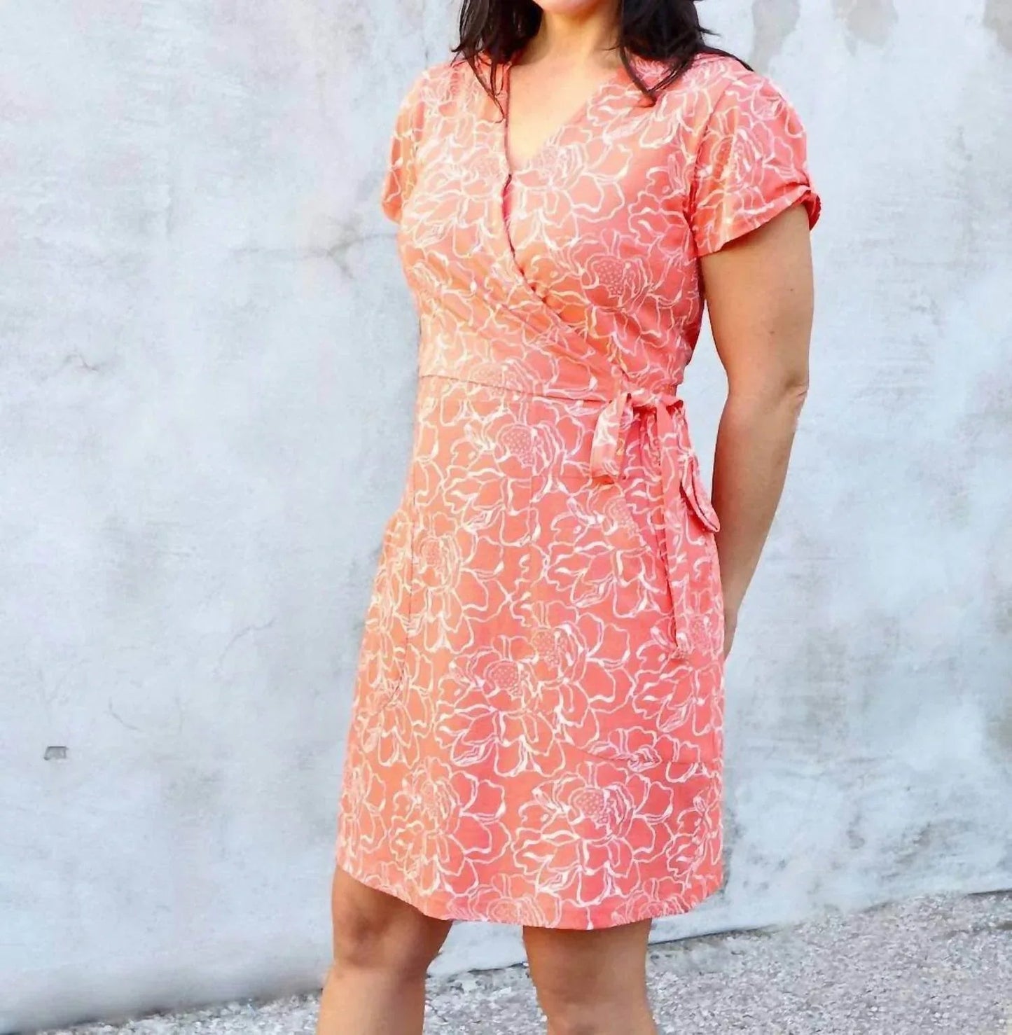 Luau Organic Wrap Dress