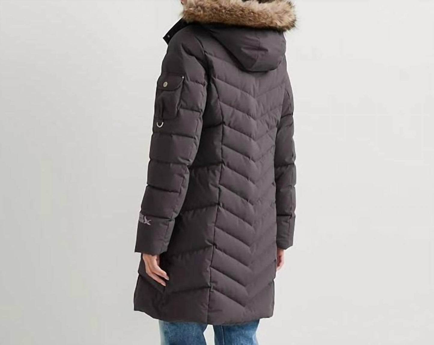 Womens 650 Down Sun Valley Puffer Parka Long Coat