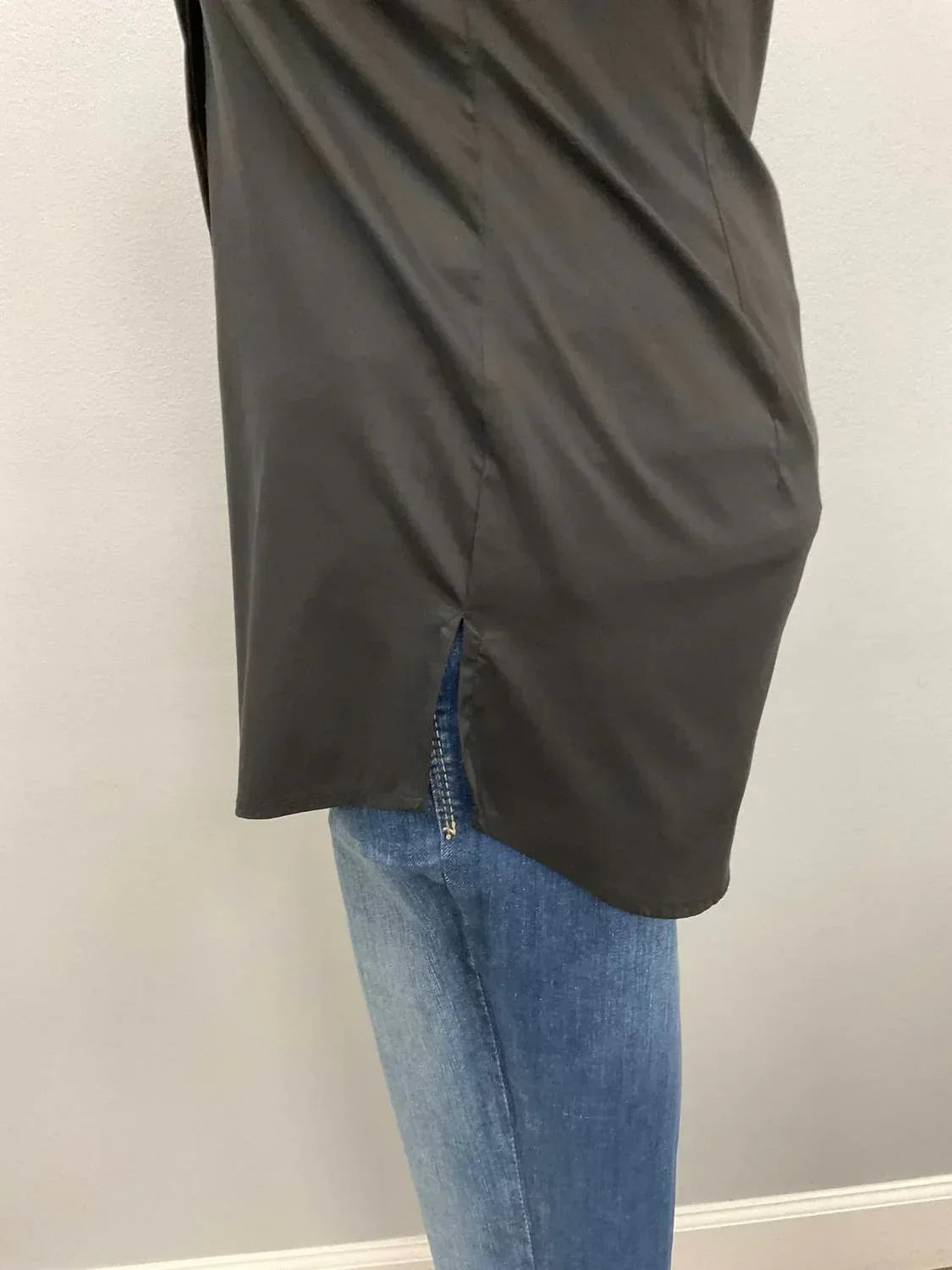 Langärmeliges Baumwoll-Stretchhemd