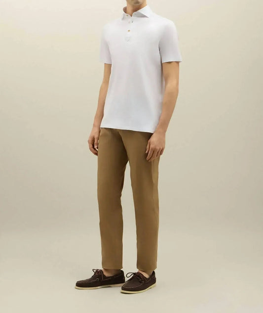 Cotton Jersey Short Sleeve Polo Shirt