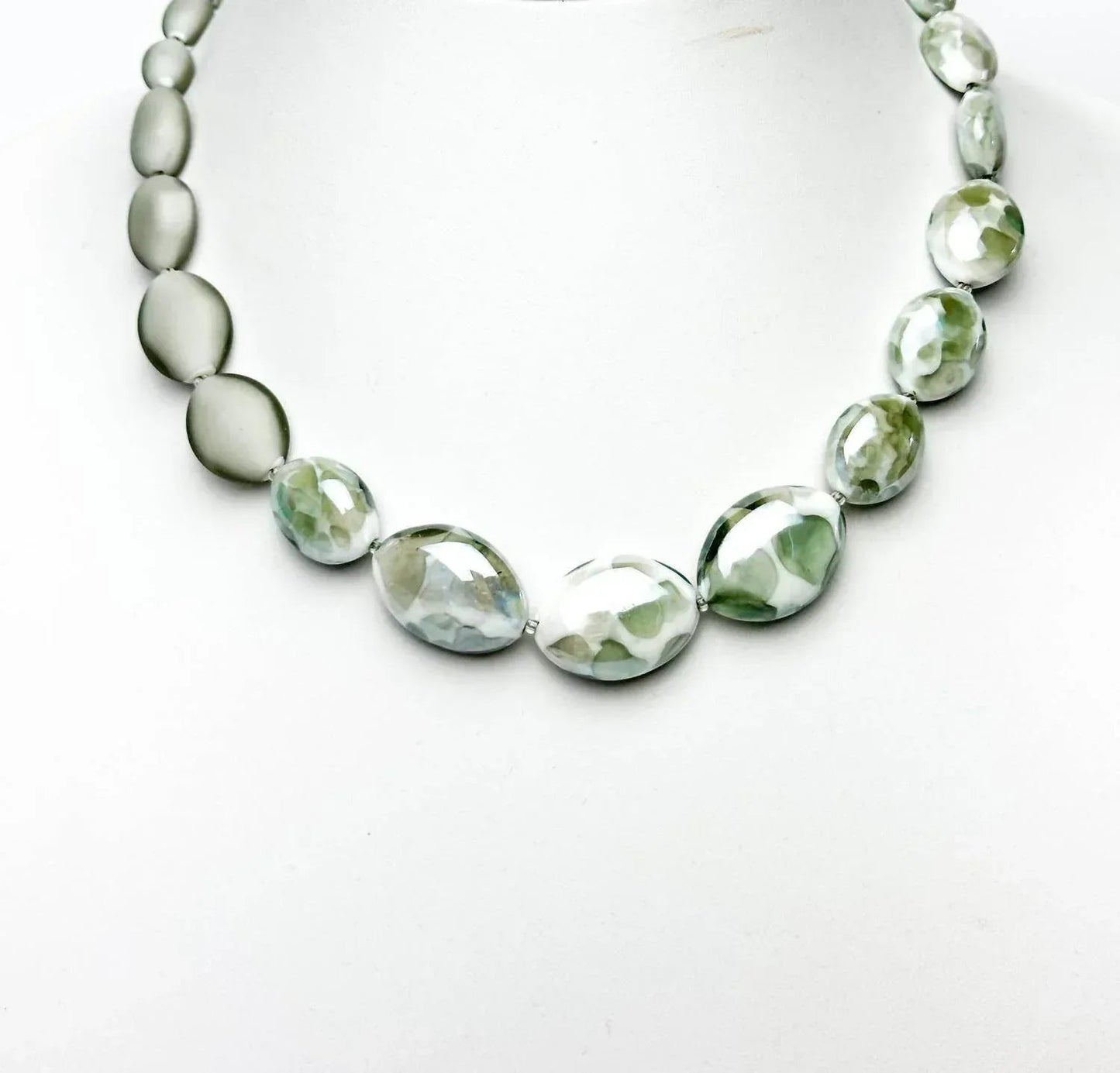 Women's Murrano Glass Two Toned Necklace