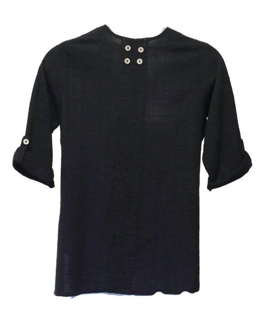 Women's Dotty Gauze Cotton Teah Top