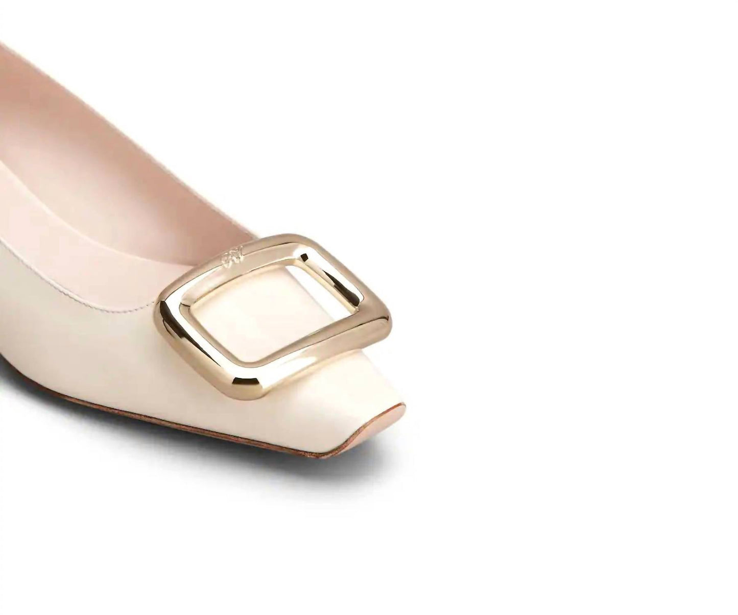 Damen Viv Choc Metal Buckle Ballerinas