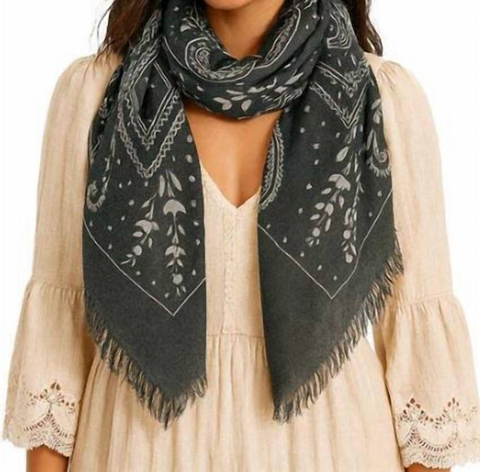 Cashmere Wool Paisley Scarf