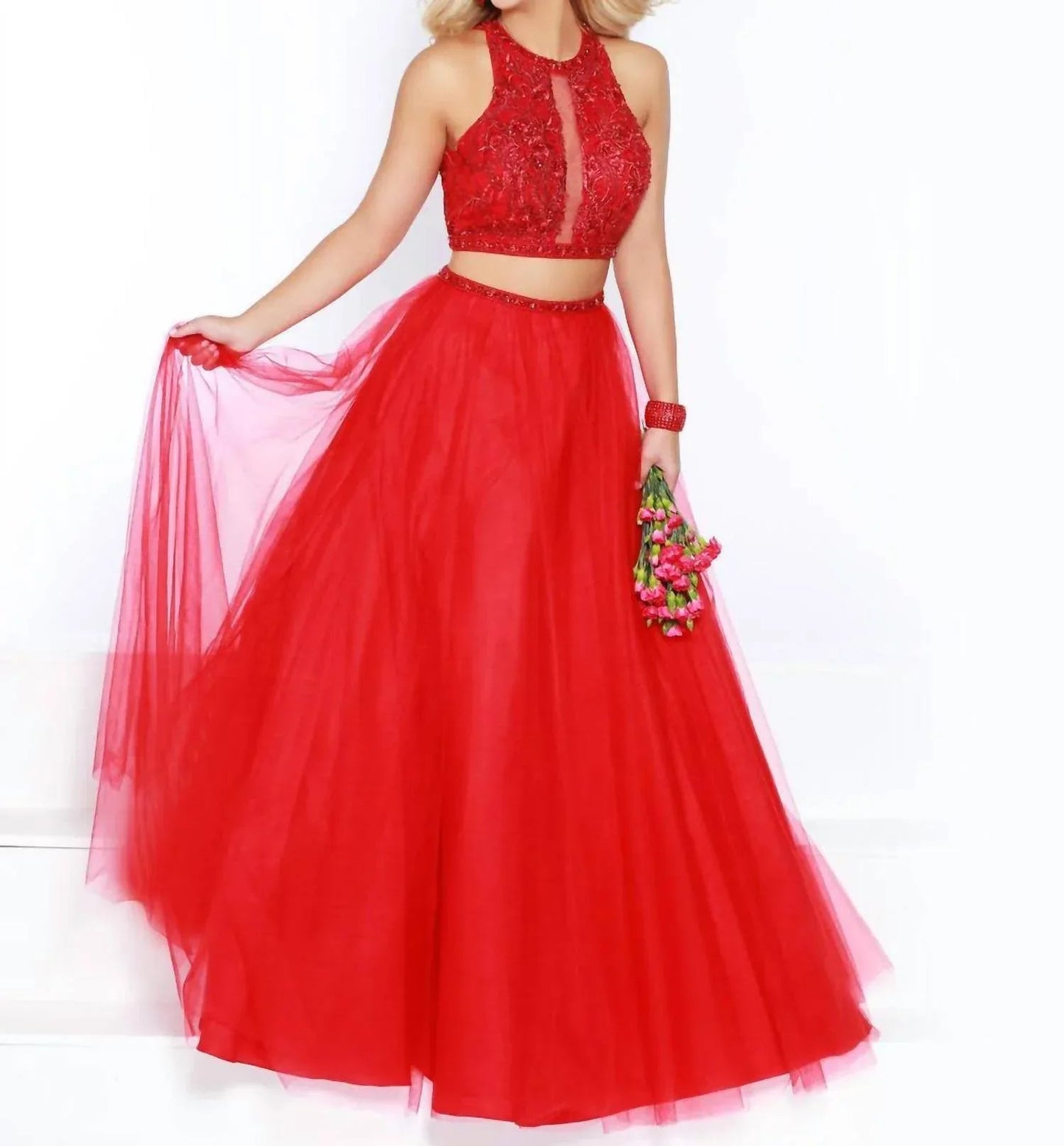 Sleeveless Prom Dress