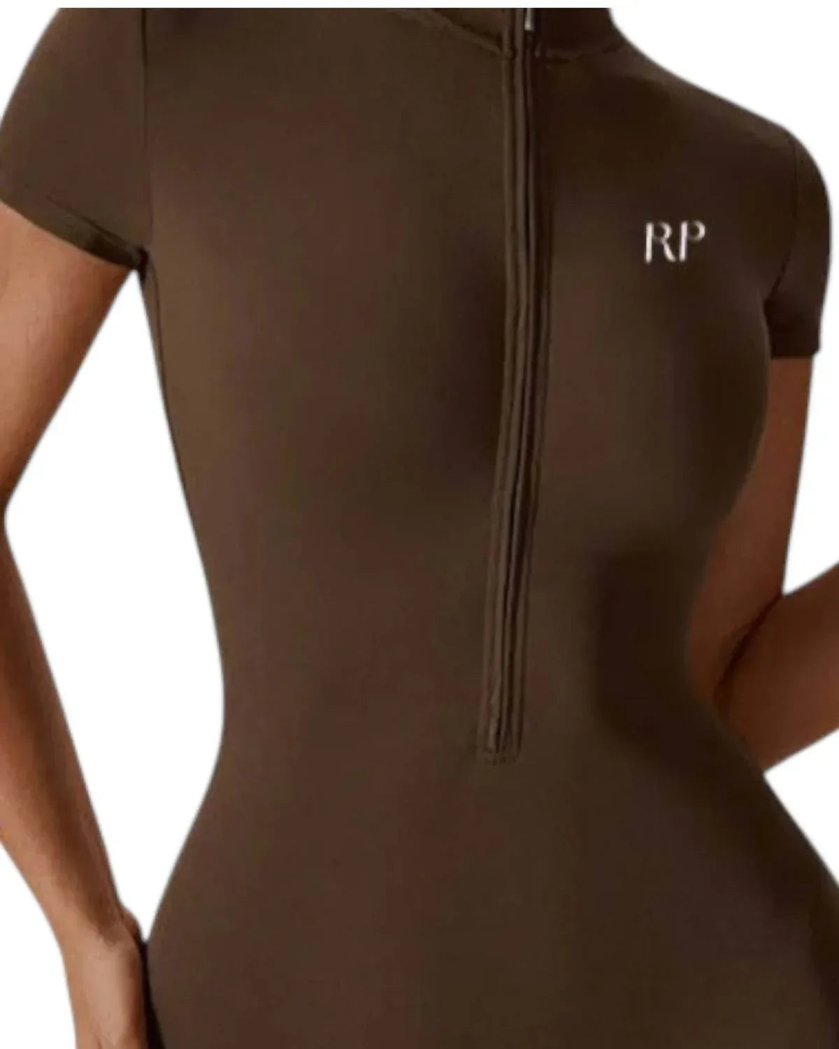 Scuba Short Sleeve Zip Jumpsuit