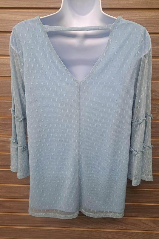 Women's Lace Overlay Top