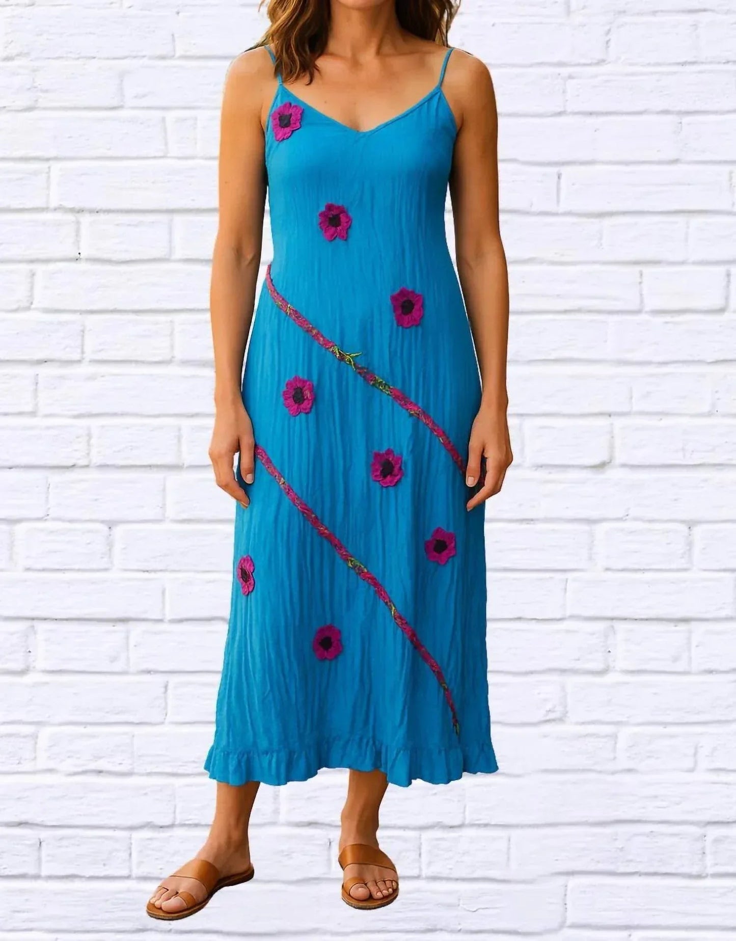 Sibella Crushed-Kleid