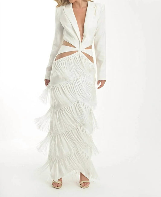 Fringe Fantasy Blazer Dress