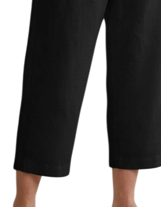 Cropped Linen Pant