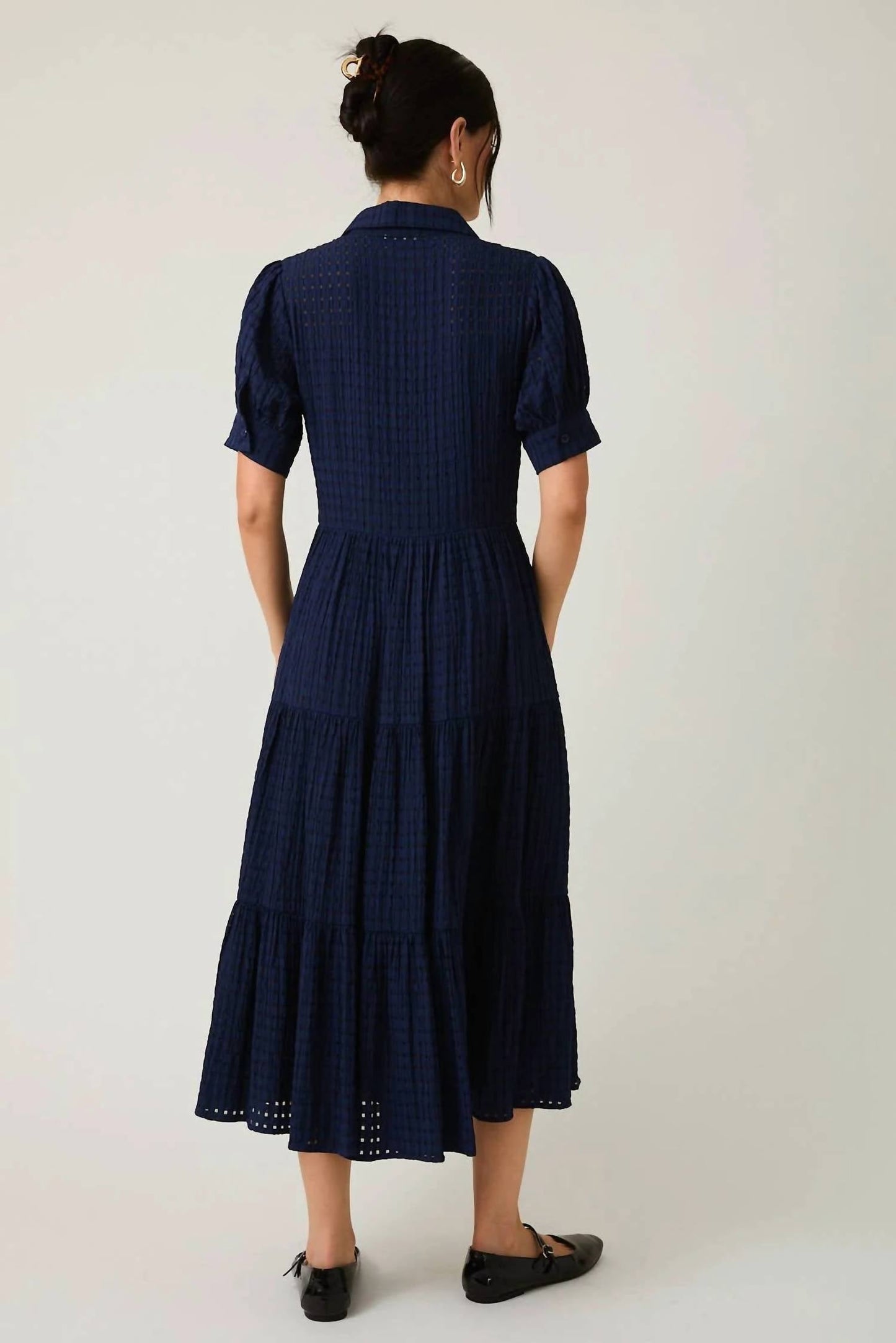 Madeleine Hemdblusenkleid midi