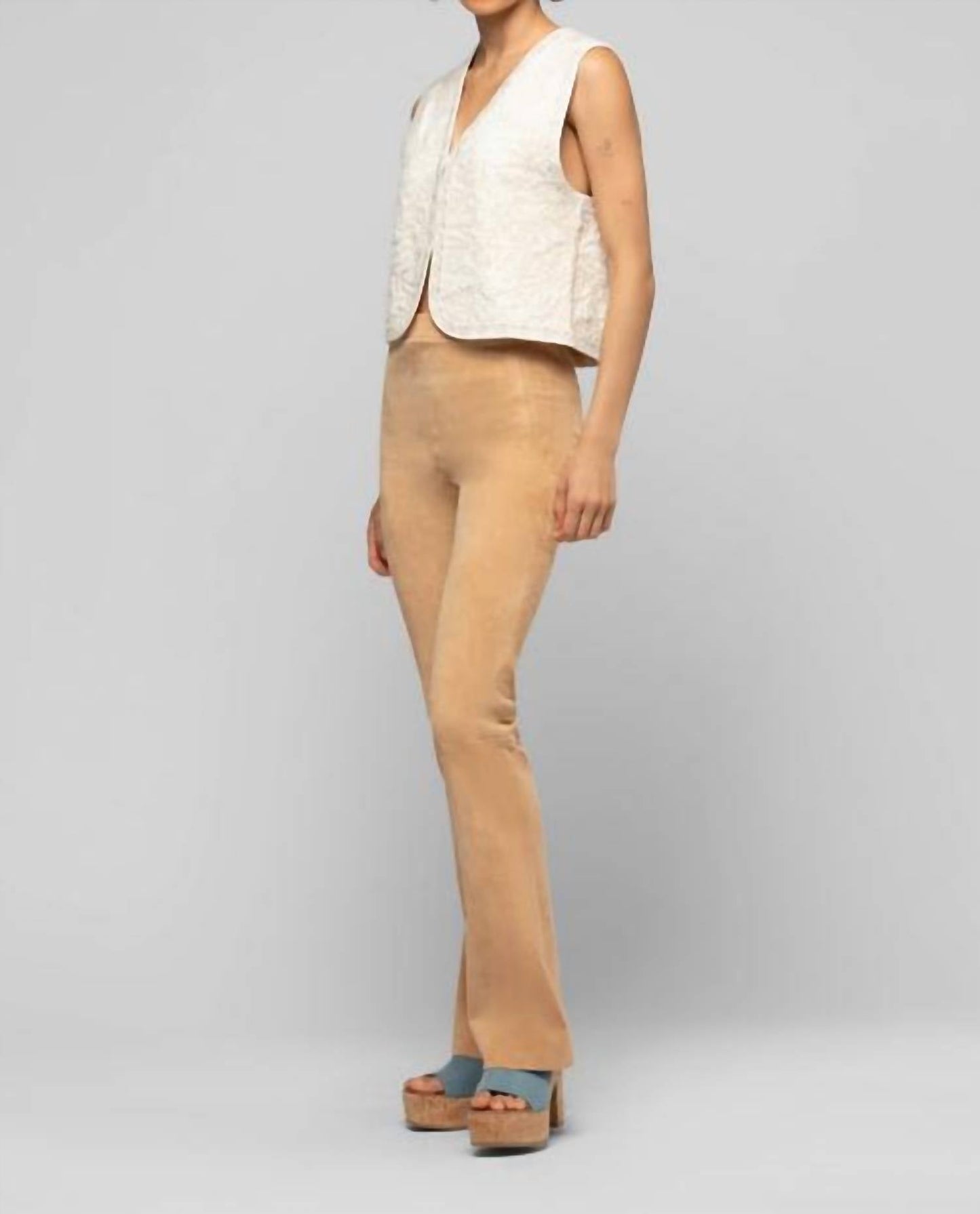Beyina Flare Suede Pants