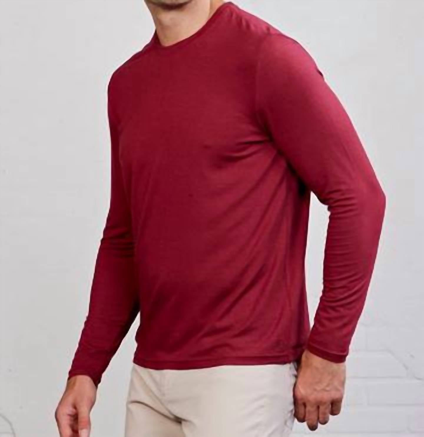 Pimaluxe Langarm-T-Shirt
