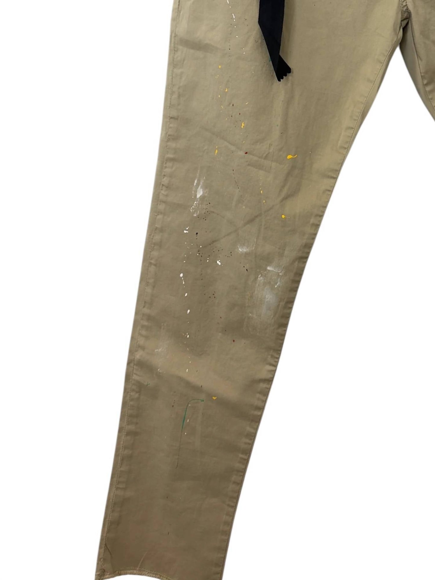 Herren Straight Leg Hose mit Farbspritzern