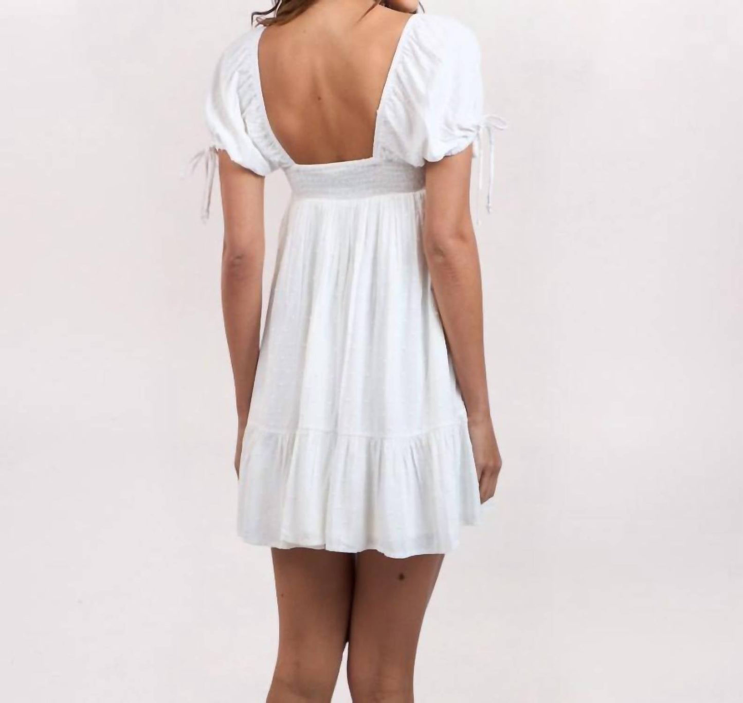 Swiss Dot Babydoll Dress