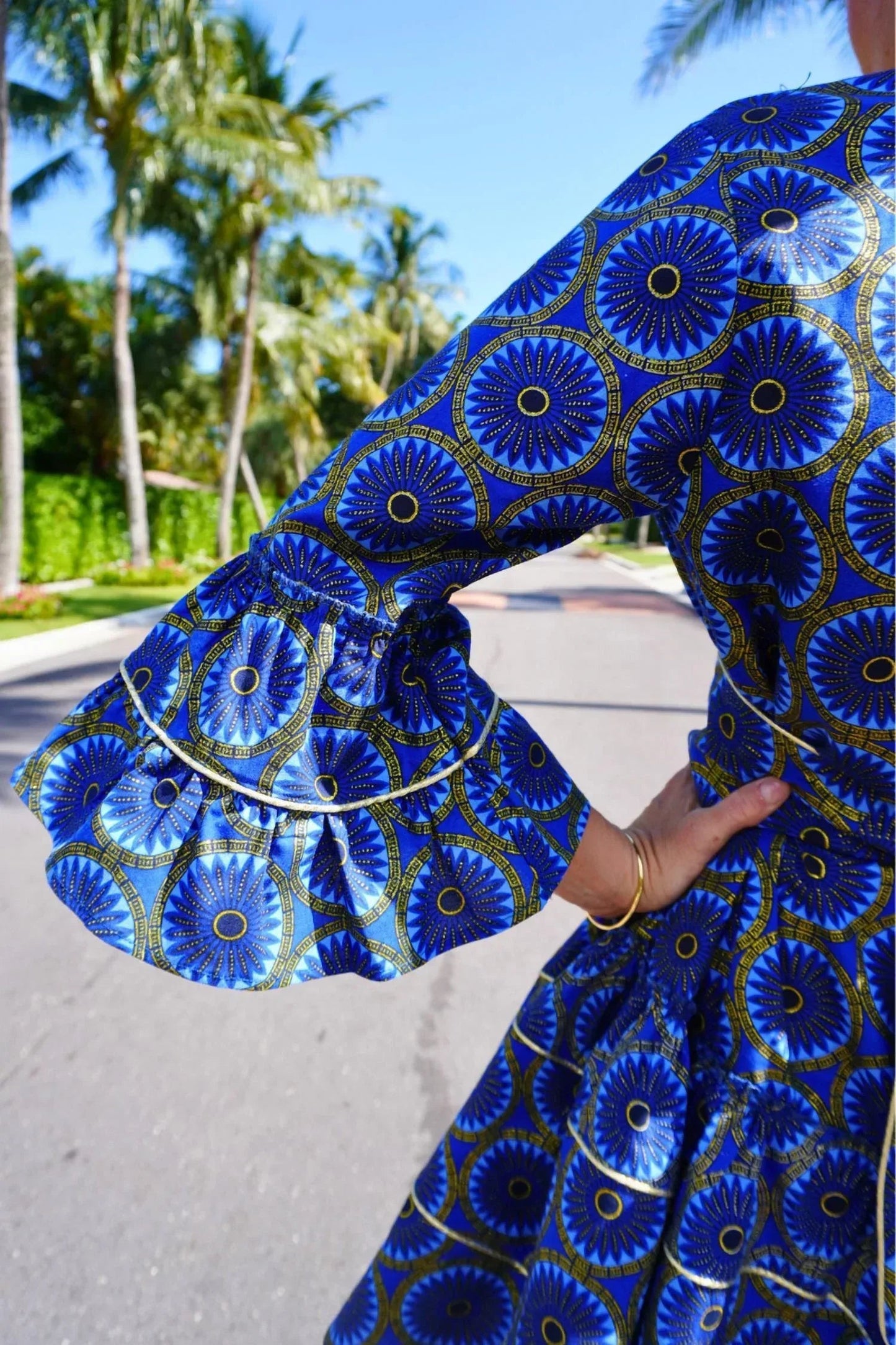 Pompadour Boubou Mini Dress