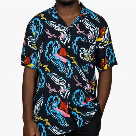 Surf's Pup Button-Down-Shirt