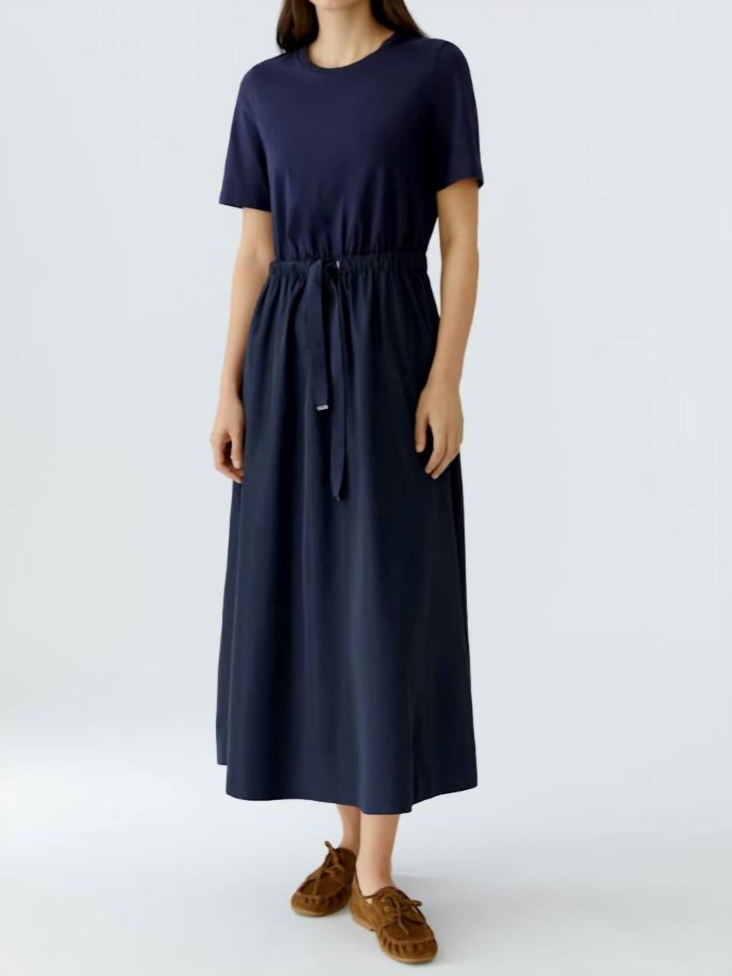 Short Sleeve Midi Dress