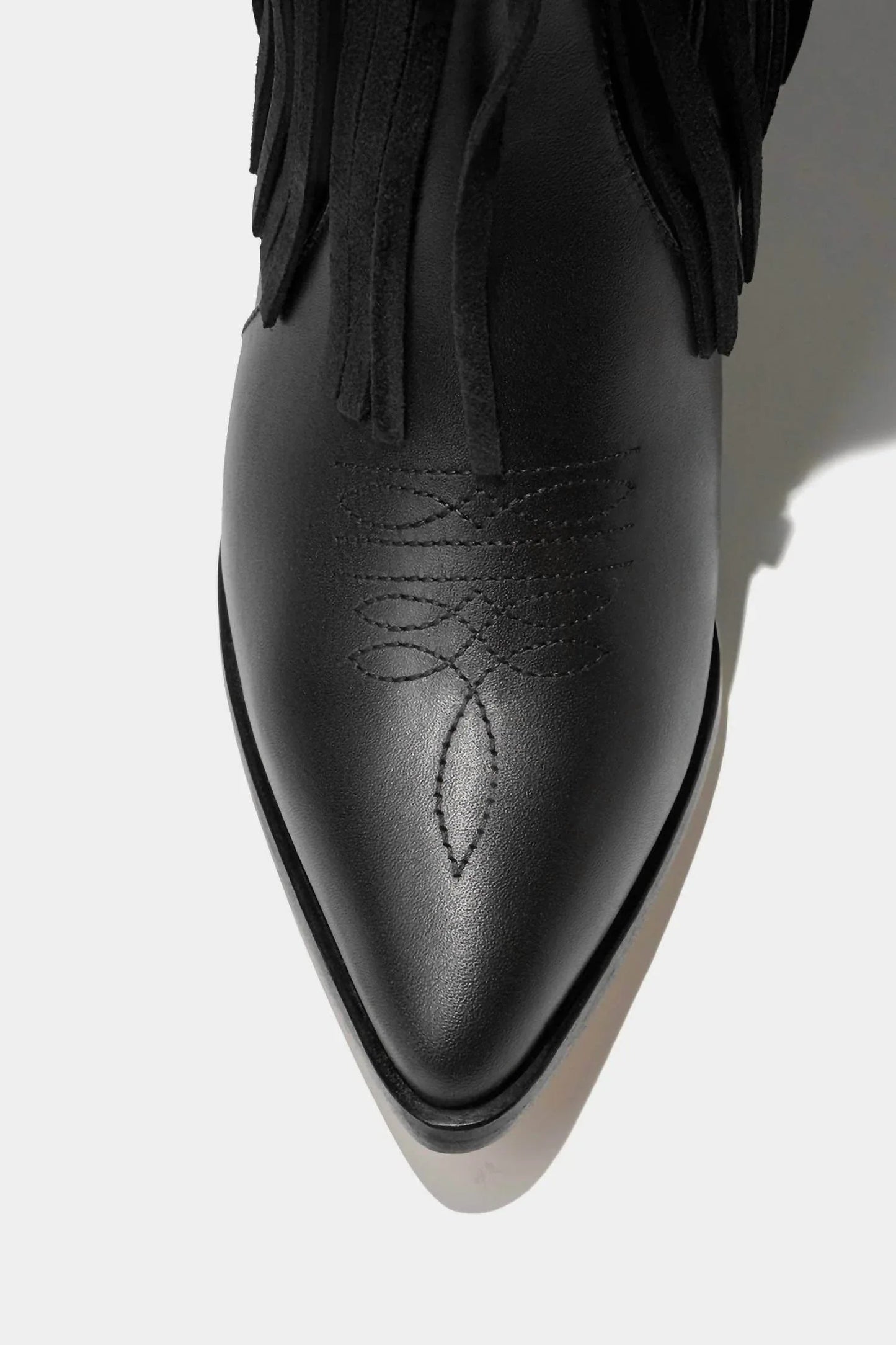 Fransenstiefel aus Leder für Damen
