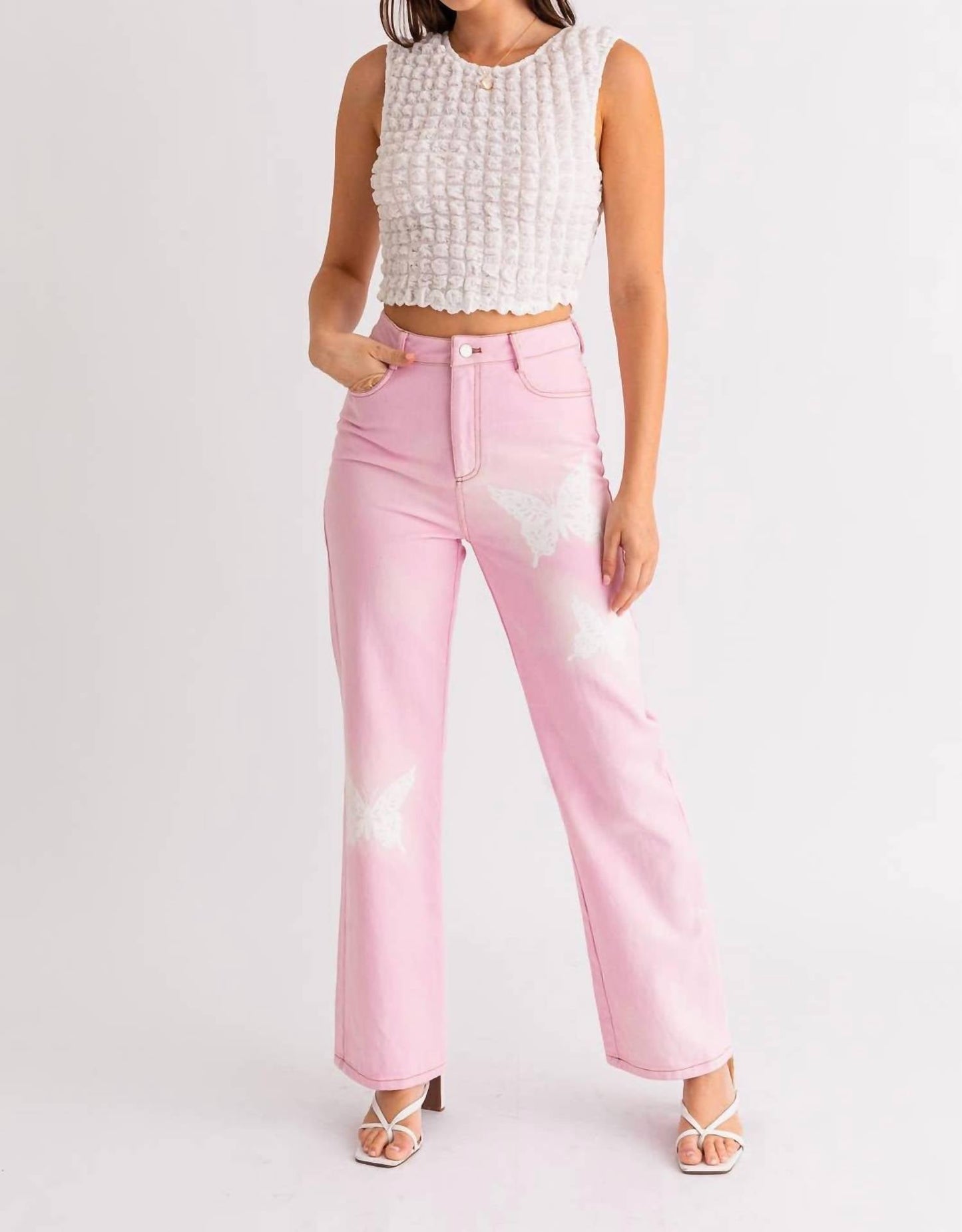 High-Waist Schmetterlingshose