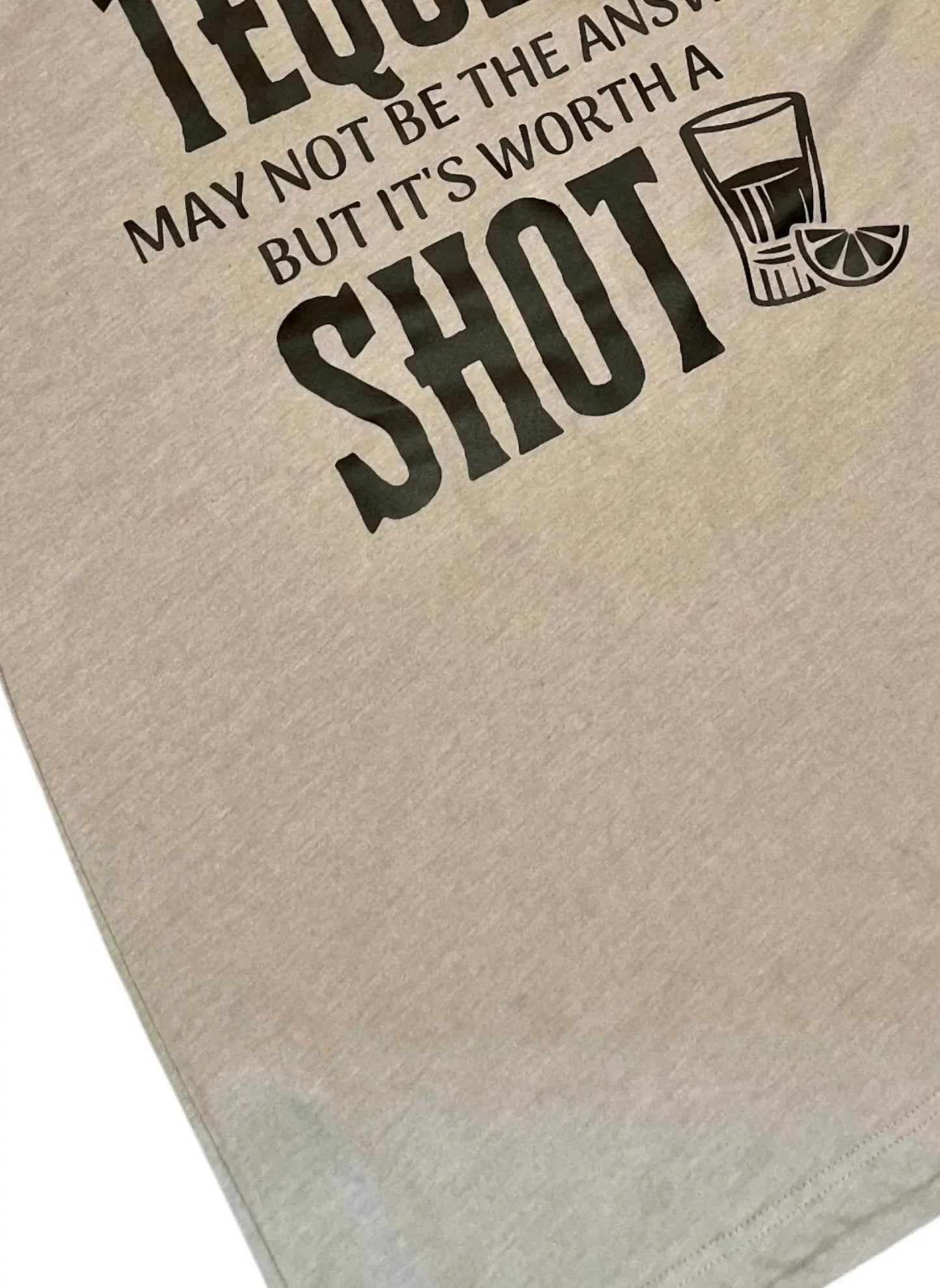 Unisex Tequila It's Worth A Shot Graphic Tees
