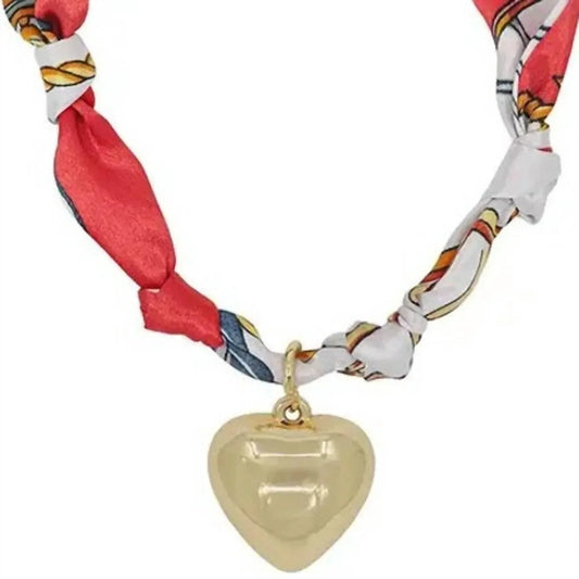 Women's Knotted Scarf Necklace