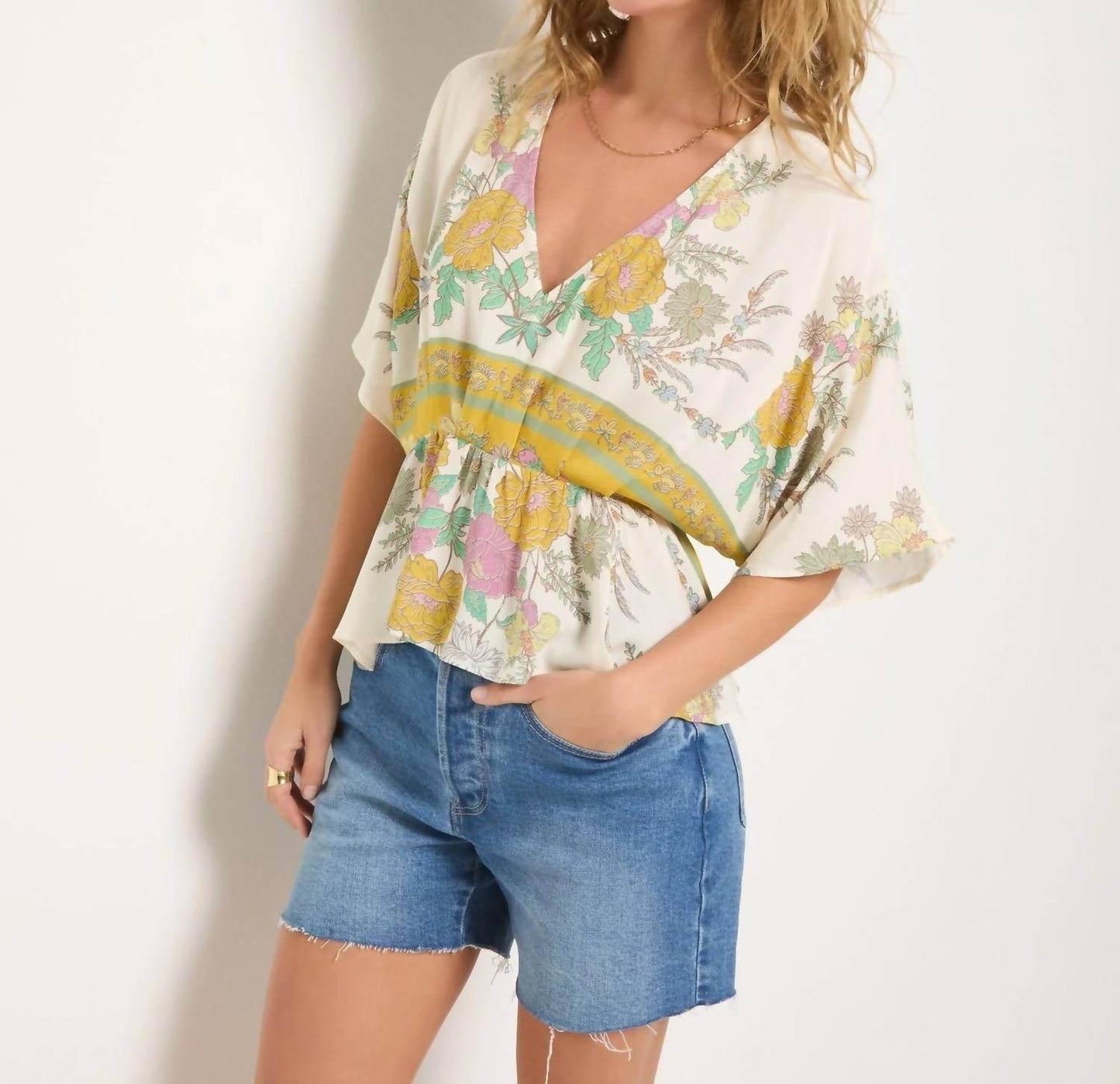 Printed Skysail Blouse
