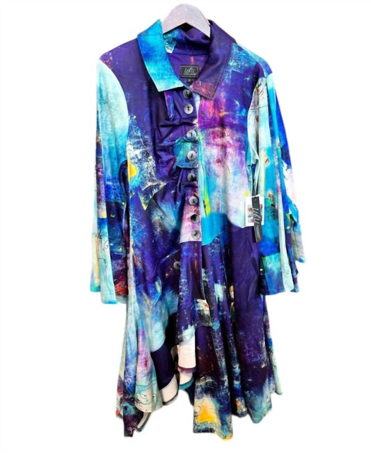 Women's Paneled Coat Dress