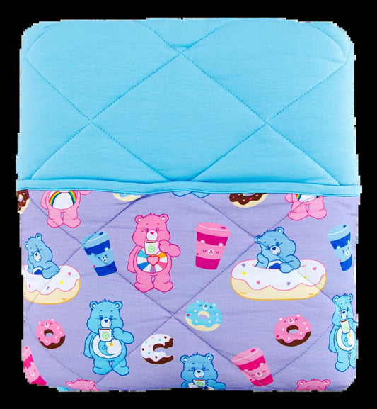 Care Bears Donuts And Coffee Toddler Birdie Quilt