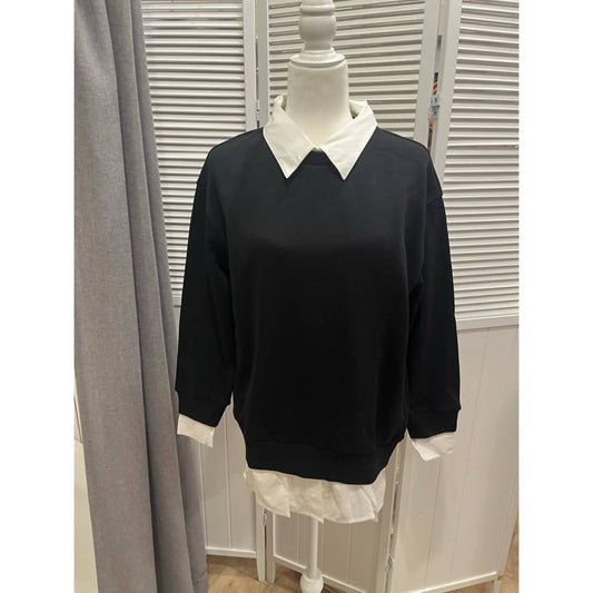 Damen-Sweatshirt mit Kragen
