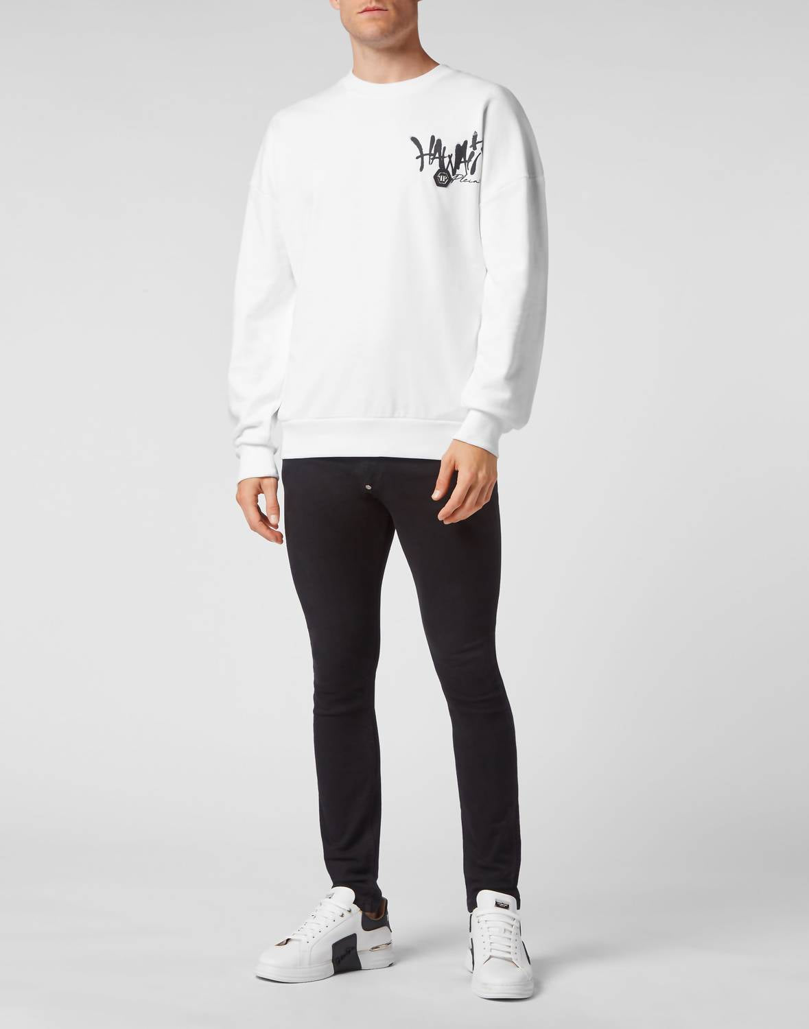 Herren-Pullover mit Grafikdruck