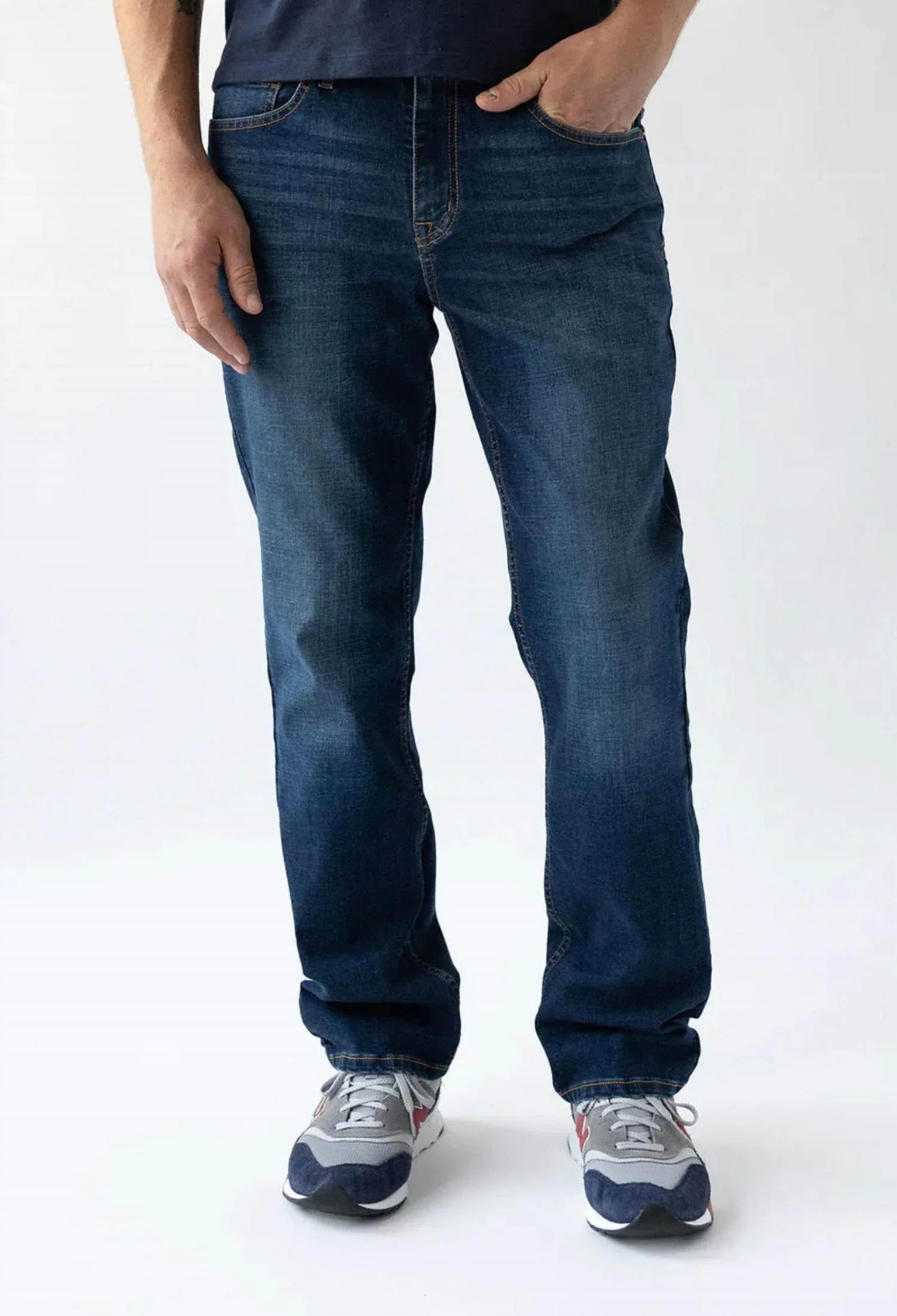 Relaxed Straight Leg Jeans