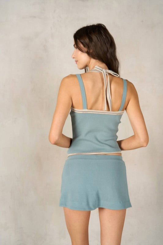 Gestreiftes Skort-Set