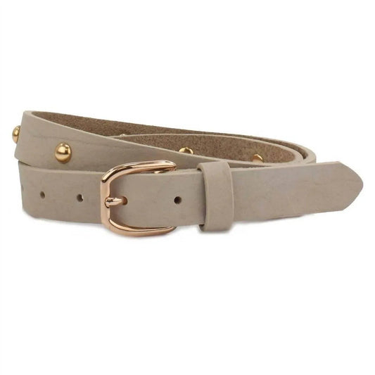 Women's Nubuck Studded Belt