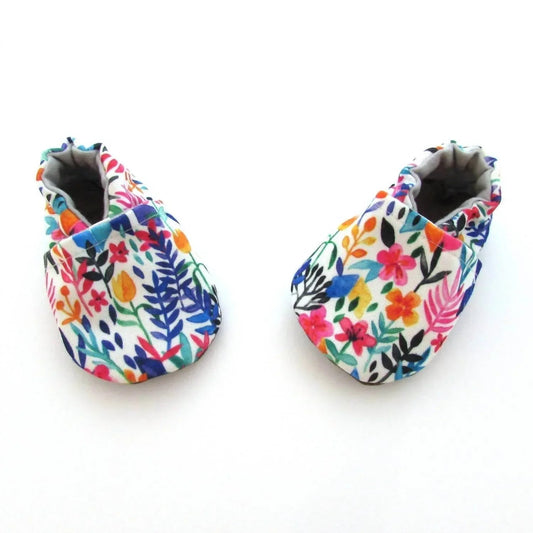 Baby Spring Floral Moccasins