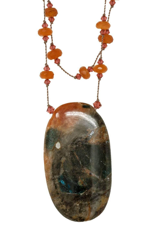 Women's Faceted Carnelian Apetite Necklace