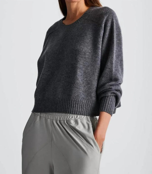 Amara Cashmere Long Sleeve Crop Top
